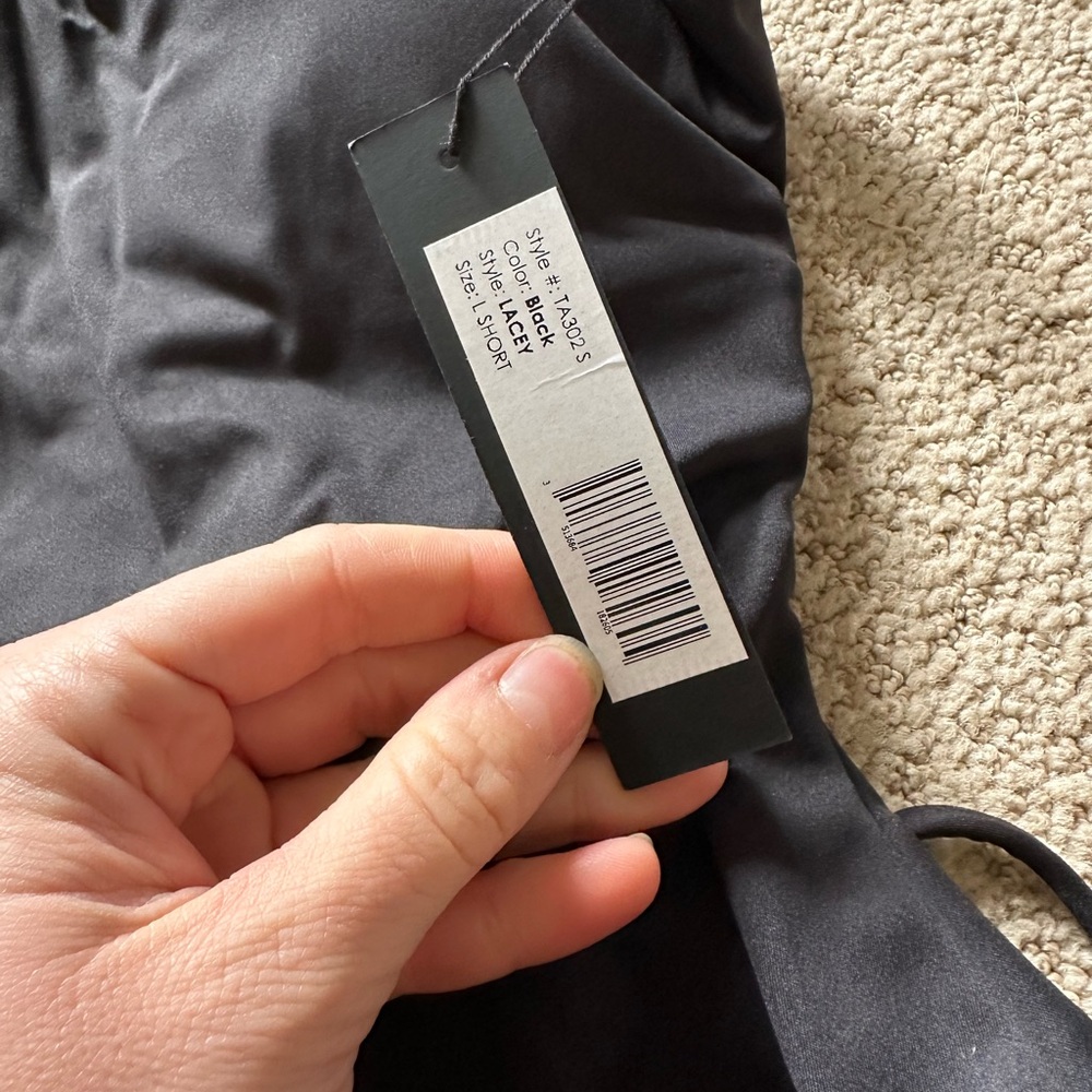 NWT TA3 Lacey one piece swimsuit large short black - Picture 5 of 7